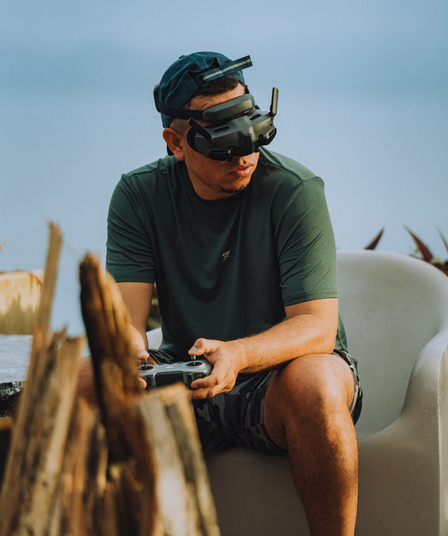 Portrait of Dominican filmmaker Josue Parra